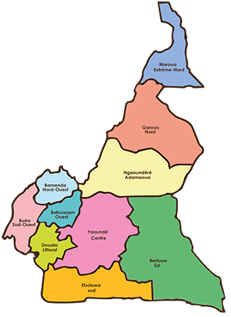 Carte du Cameroun