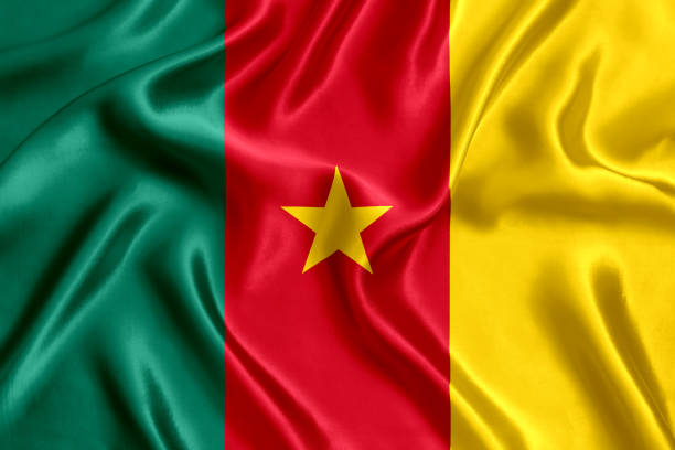 Flag of Cameroon. drapeau du Cameroun